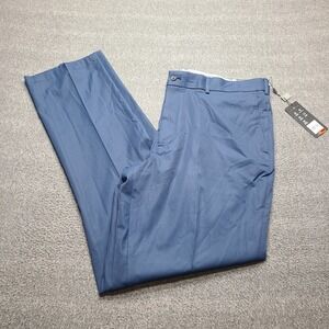 Walter Hagen Golf Pants Mens 42x36 Blue New Straight Fit Perfect 11 Big & Tall